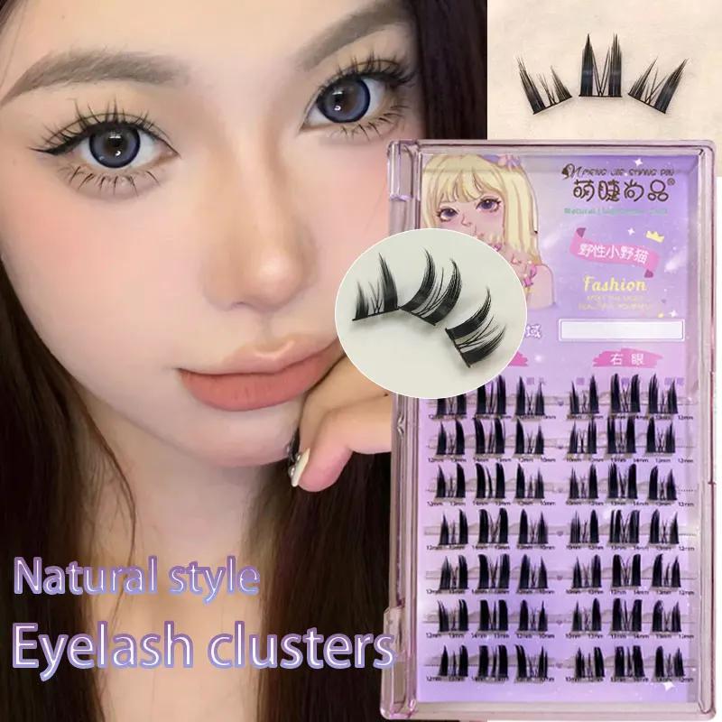 Manga Lash Clusters Wispy - 140 Ciuffetti Di Ciglia Finte Da 10 A 16 Mm - Foto 4