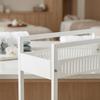 Hairdressing Trolley Cosmetic Spa For Salon Shelves Mobile Shelf On Wheels For Salon White