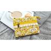 Encantador Monedero Mini con Estampado Floral, Adecuado para Mujeres, Compacto Monedero Multiespacio con Cremallera