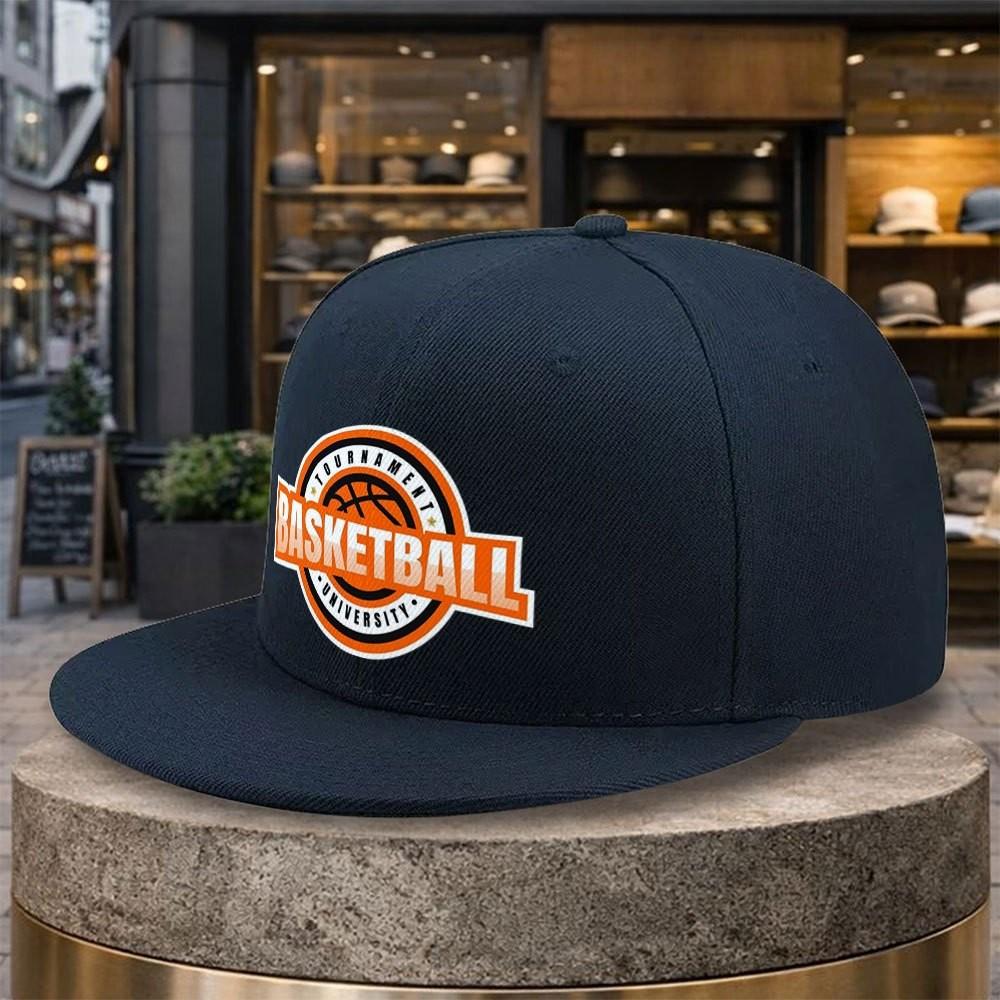 Basketball University TournaUnisext Graphic Flat Brim Baseball Cap Adjustable Unisex Street Style Hat