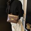 Small Bag Women's Fashion Versatile New Retro Shoulder Messenger Bag Niche Commuter Small Square Bag