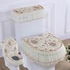Toilets Cushion 3 Piece Set Lace Detachable Toilet Cover Cloth Dust Cover Toilets Seat Cushion Home Decoration Toilet Cover