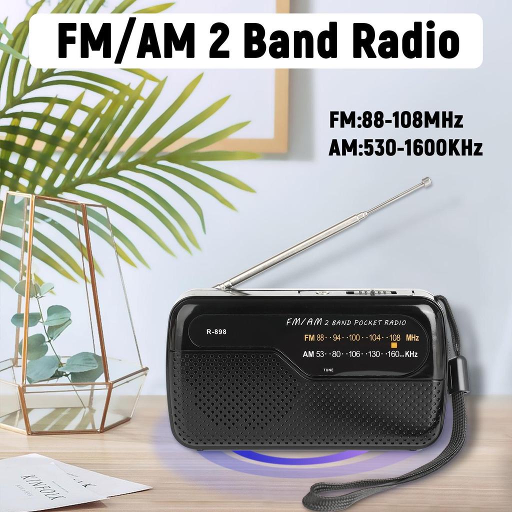 Compact FM/AM Portable Outdoor Radio