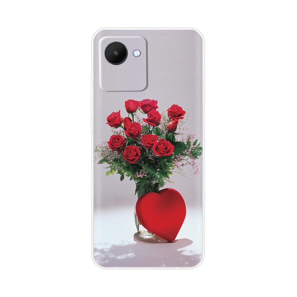Etui Torba na Telefon Komórkowy Do Realme C30 Etui RealmeC30S Pokrowiec Do OPPO Realme C30S C30 s RealmeC30 Miękki Przezroczysty Silikonowy Tylny Pokrowiec