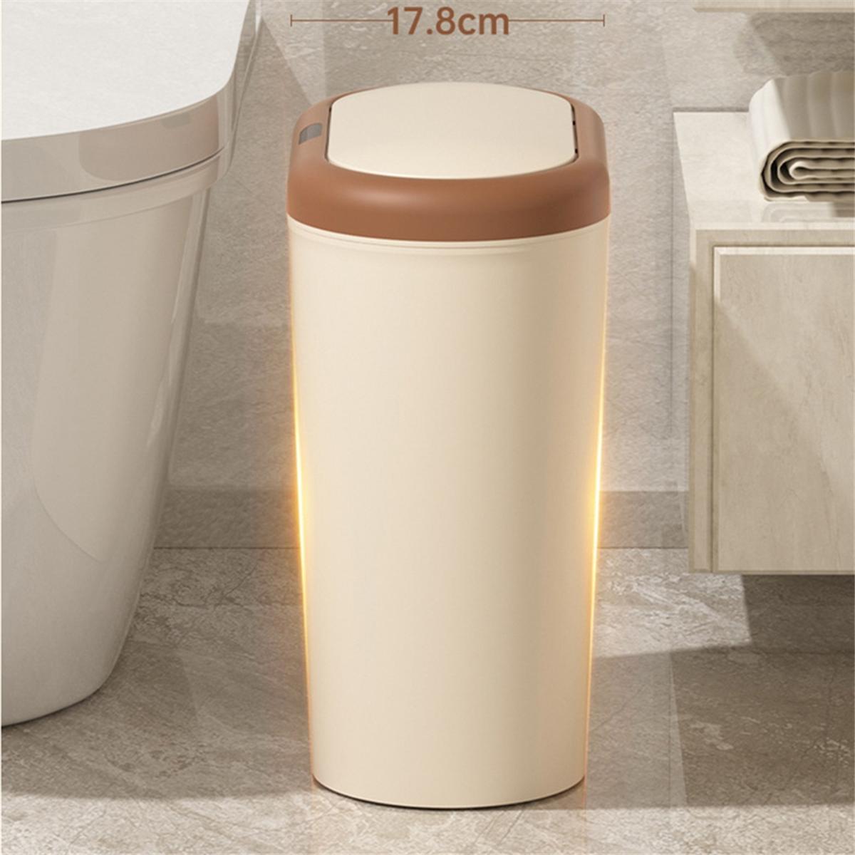 

BHBL New Automatic Sensor Trash Can Touchless Smart Bin Kitchen Bathroom Waterproof Bucket Garbage with Lid Home Wastebasket China Mainland