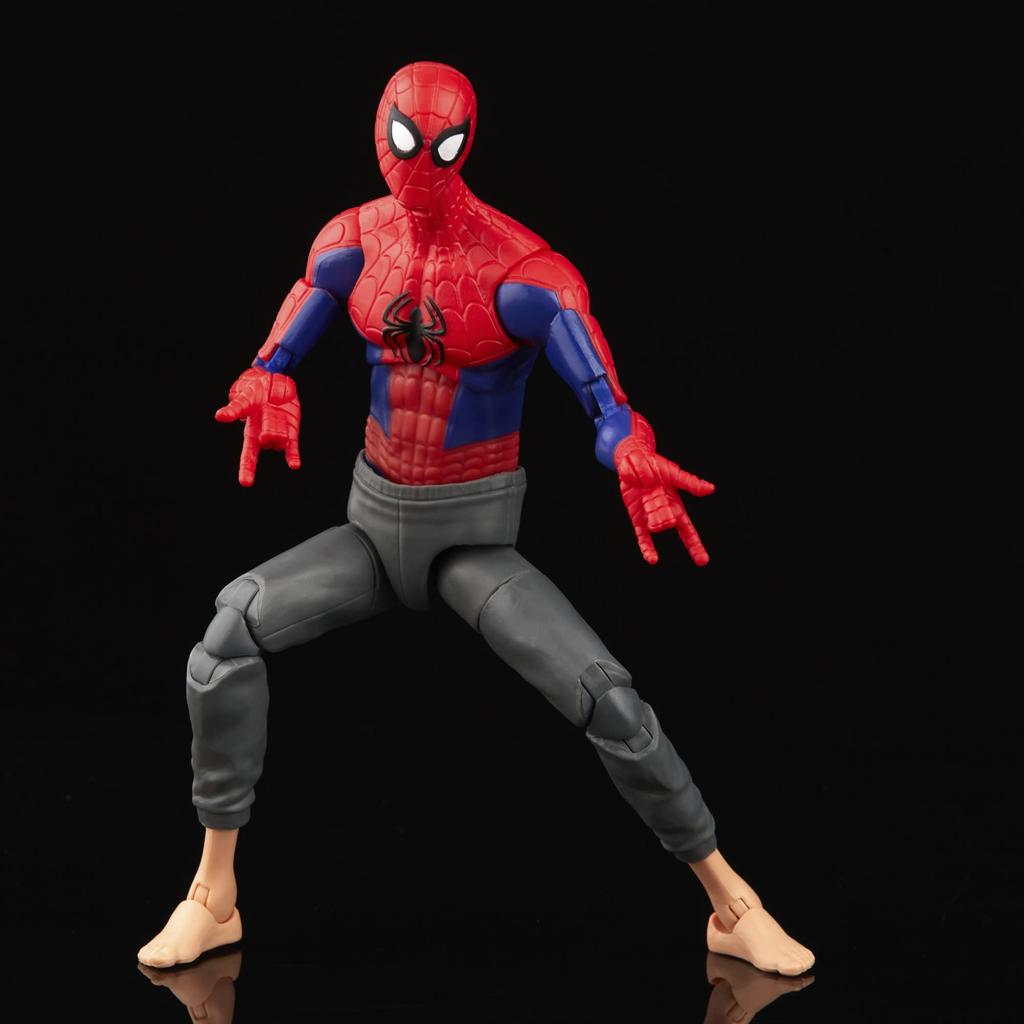 Across the Marvel Legends Action Parker Spider-Man Spider-Verse 6-inch Figure/Peter B.