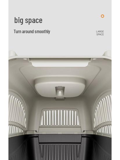 Portable Airline Cat Carrier – Handheld Plastic Cat & Dog Cage