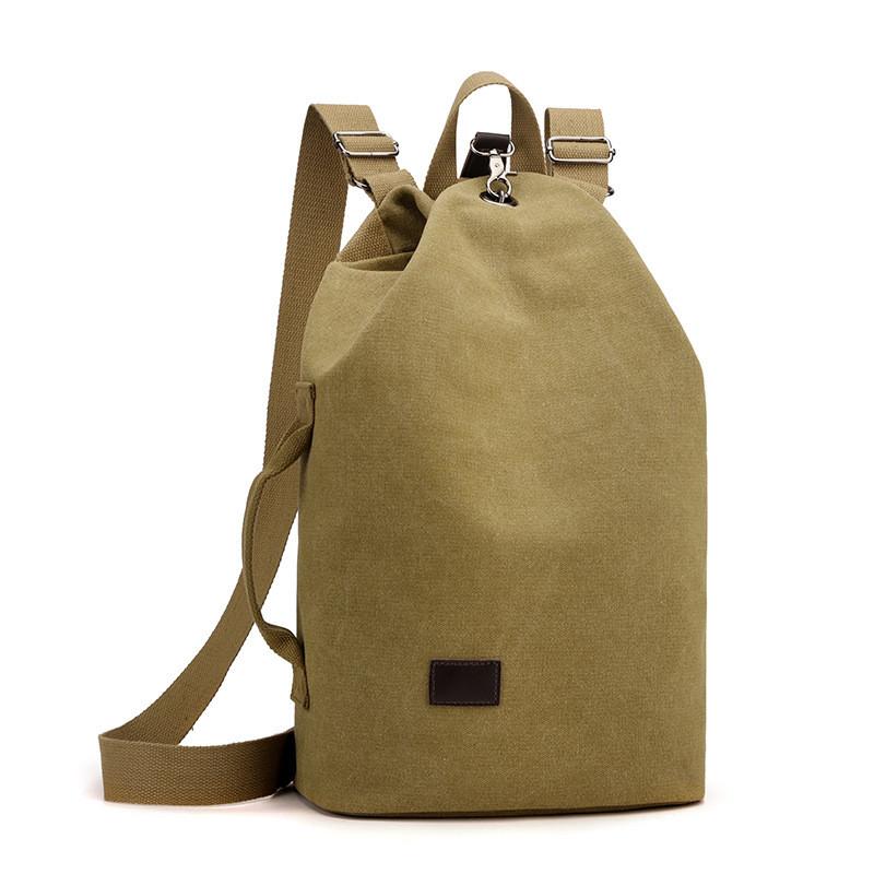 Canvas Backpack For Men Women With Durable Lock Closure For Daily Travel And School Use