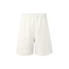 Solid Color Logo Straight Loose Casual Shorts Unisex White Men's DV3056-030