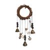Witch Bell Door Handle Hanger Wiccan Wind Chime Bohemian Home Room Decoration with Protective Features for Indoor Use