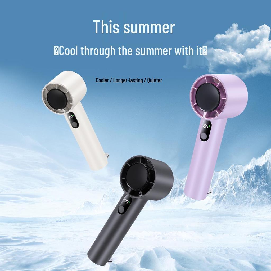 Compact Handheld Mini Fan & Portable Personal Air Conditioner with Semiconductor Cooling