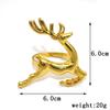 Napkin Holders For Christmas Reindeer Head Napkin Buckles Holder Christmas Decoration