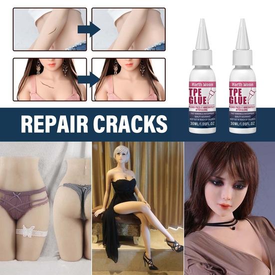 Lipici de reparații Adeziv Impermeabil Transparent Fără agent Articole de reparație pentru păpuși de uz casnic