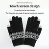 Gants Tricotés Chauds d'Hiver Gants Tricotés à Écran Tactile pour Téléphone Mobile Gants Chauds Épais d'Hiver pour Cyclisme et Équitation Gants Adultes pour Hommes et Femmes