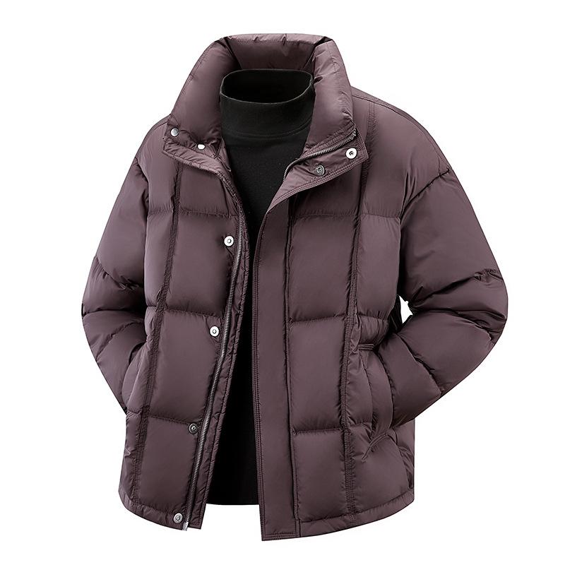 

Winter Men Warm Short Duck Down Jackets Travel Parker Coat Streetwear Puffer Jacket Men s Clothing XS