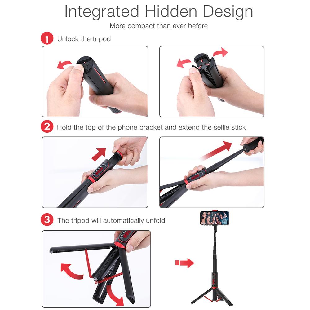 Buy BlitzWolf BW-BS10 Pro Selfie Stick at affordable prices — free