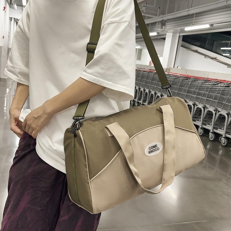 Travel Bag Large Capacity Short Business Trip Boarding Accommodation Waiting for Storage Duffel Bag Fitness Trendy Cool Lightweight Shoulder Bag