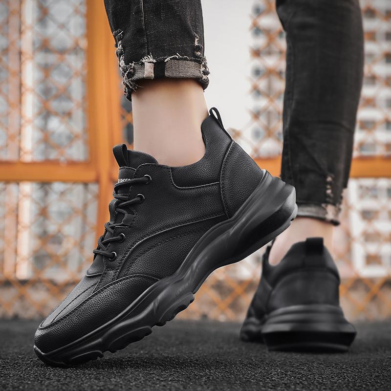 Good Quality Four Seasons Comfortable Business Shoes 2024 Autumn New Men Casual Shoes Retro Artificial Leather Lightweight Shoes