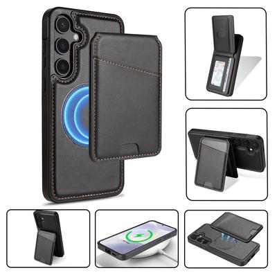 2 In 1 Detachable Magnetic Wallet with Card Holder Phone Case for Samsung S25 S24 Ultra S22 Plus S23 FE A16 A55 A15 A54 Cover