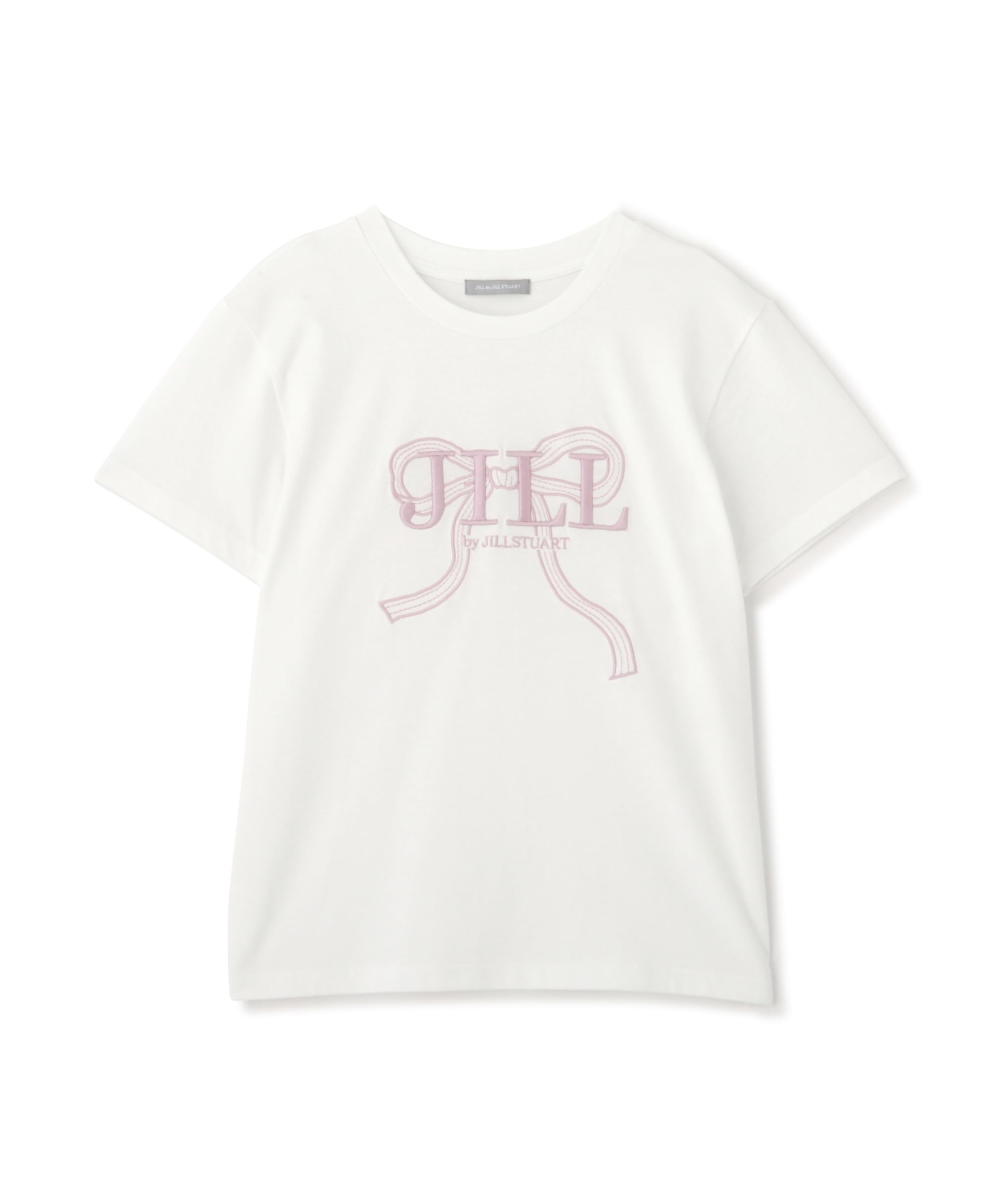 

[JILL by JILL STUART] Big Ribbon Logo Embroidered T-Shirt