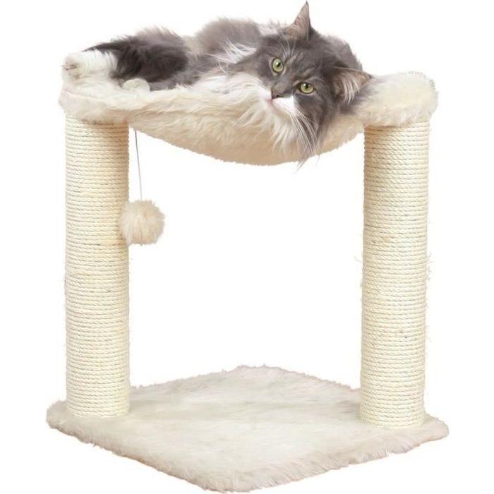 TRIXIE Arbre a chat griffoir Hamac 50 cm crème