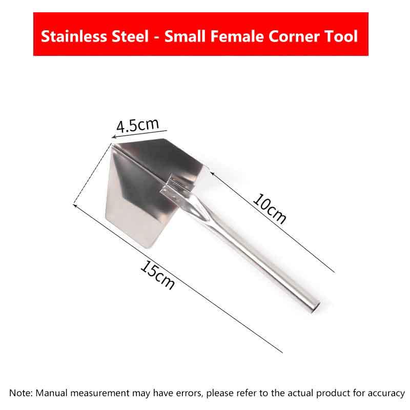 

1/4Pcs Construction Tools Stainless Steel Putty Knife Drywall Scrapers Hand Tool Inside Outside Corner Scraping Puller Internal Corner S