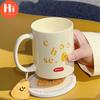 Hi Cute Cream Cheese Ceramic Mug Ins Girlfriends Gift Milk Mug Student Dormitory
