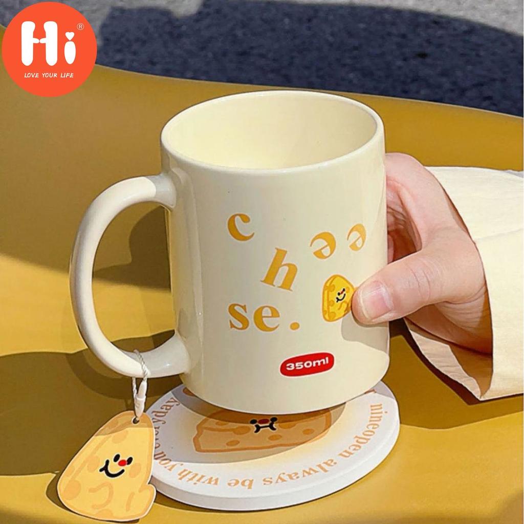 Hi Cute Cream Cheese Ceramic Mug Ins Girlfriends Gift Milk Mug Student Dormitory