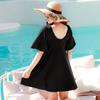 Large Size Swimming Costume for Women Summer Swimwear for Micro Chubby Girls Loose One-piece Dress Cover Fat Show Thin