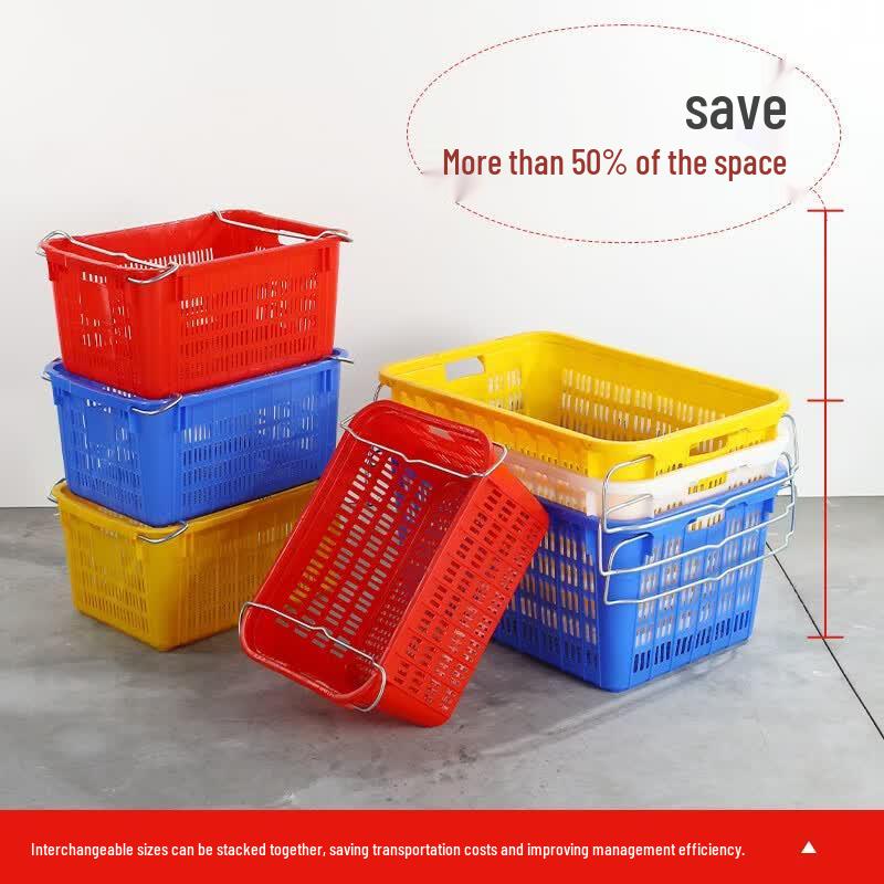 HRTD Thickened Plastic Turnover & Storage Baskets