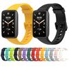 For Xiaomi Mi Band 7 Pro Solid Color Silicone Watch Band Replacement Smart Wear Watch Parts