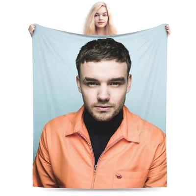 Liam Payne Blankets Velvet Spring/Autumn  Breathable Lightweight Thin Throw Blanket for Sofa Car Rug Piece