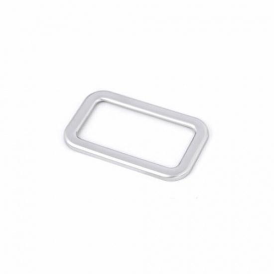 Tailgate Rear Door Button Cover Decor Fit For Benz GLA CLA 2013- ABS Silver