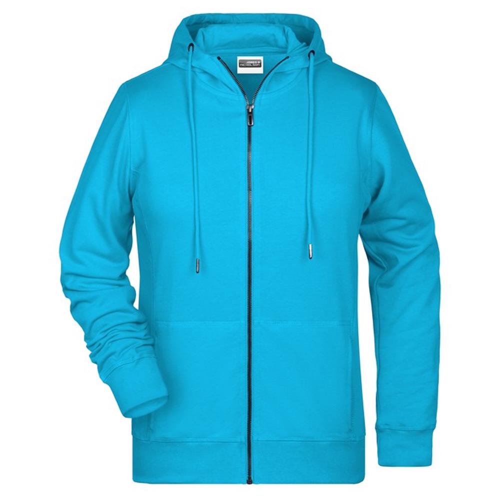 James and Nicholson Womens/Ladies Full Zip Hoodie