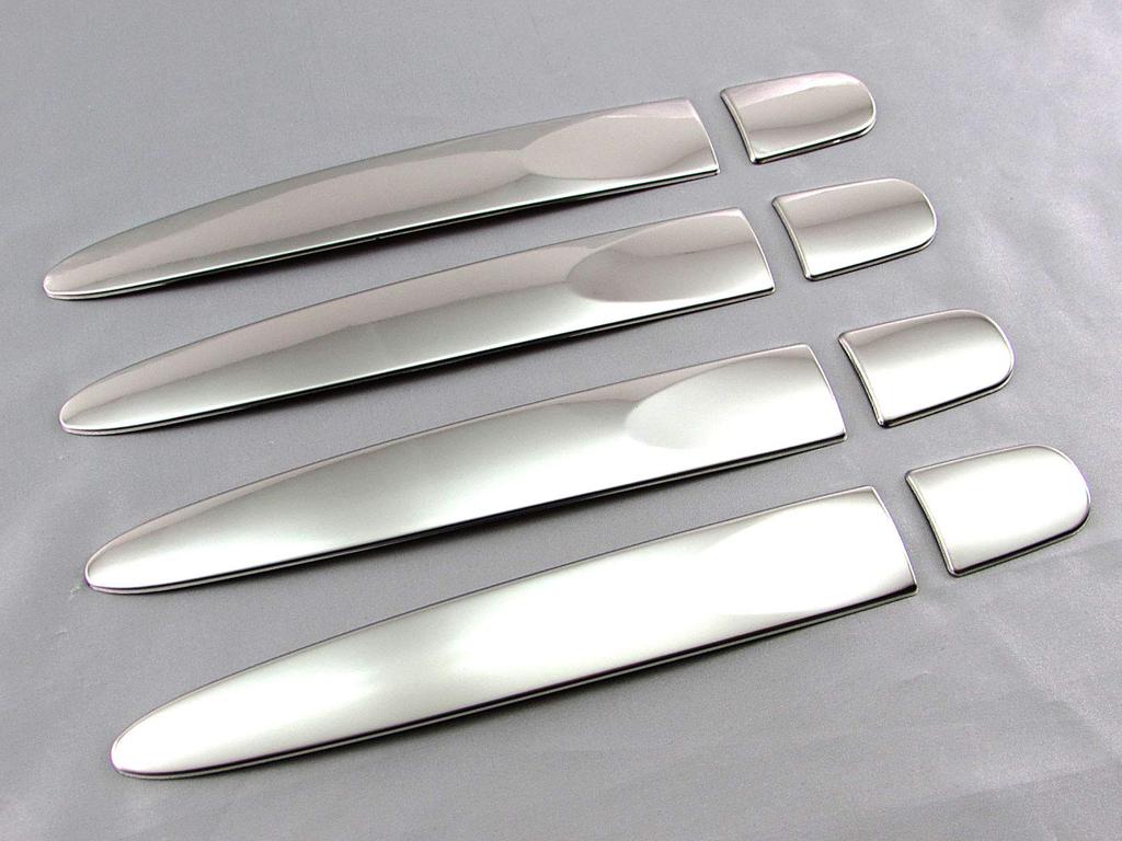 BRIGHTZ Mira Finish Stainless Steel Door Handle Half Cover Type Compatible with LA 310 Mira eS (LA300S, LA310S) Ultra-Mirror Cover,