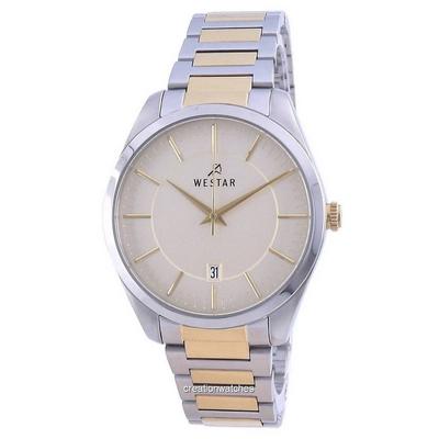 Champagne Dial Two Tone Stainless Steel Quartz 50213 CBN 102 Men's Watch