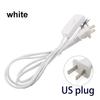 Transparent White Black UK AU EU US AC Desk Lamp Power Supply Extend Connector Adapter Cable Repair Cord Electric Switch Plug