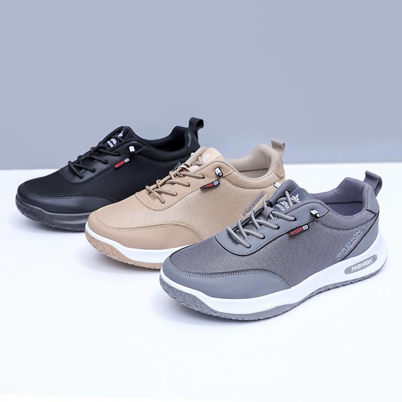 Shoes men's 2025 spring and autumn new casual sports shoes men's soft-soled breathable versatile wear-resistant dad shoes