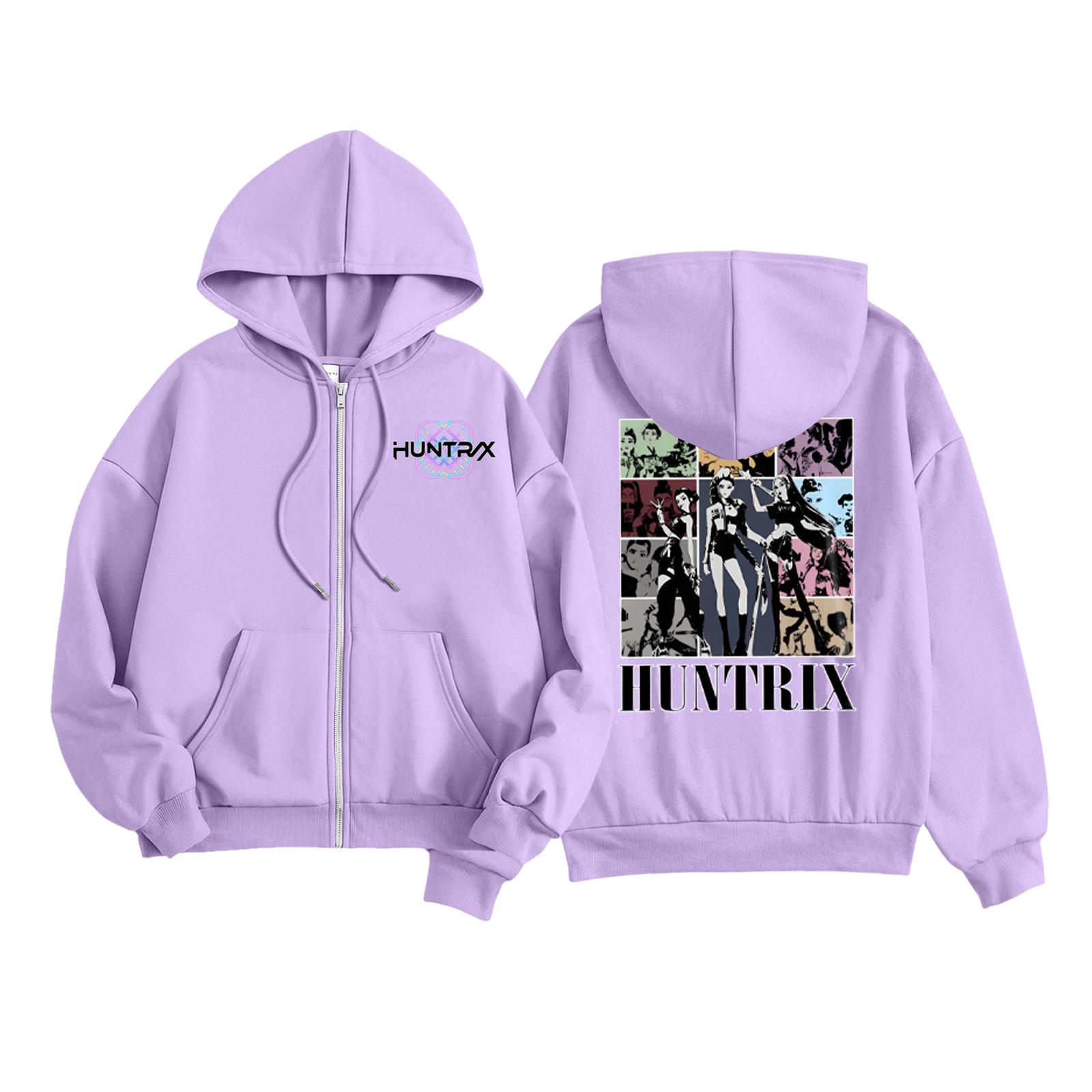 

Детская мода Женская легкая толстовка с длинным рукавом на молнии Толстовка с принтом и карманами 150