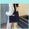 Trendy Canvas Tote Bag For Women 2023 Fashionable And Simple Large Capacity Shoulder Bag