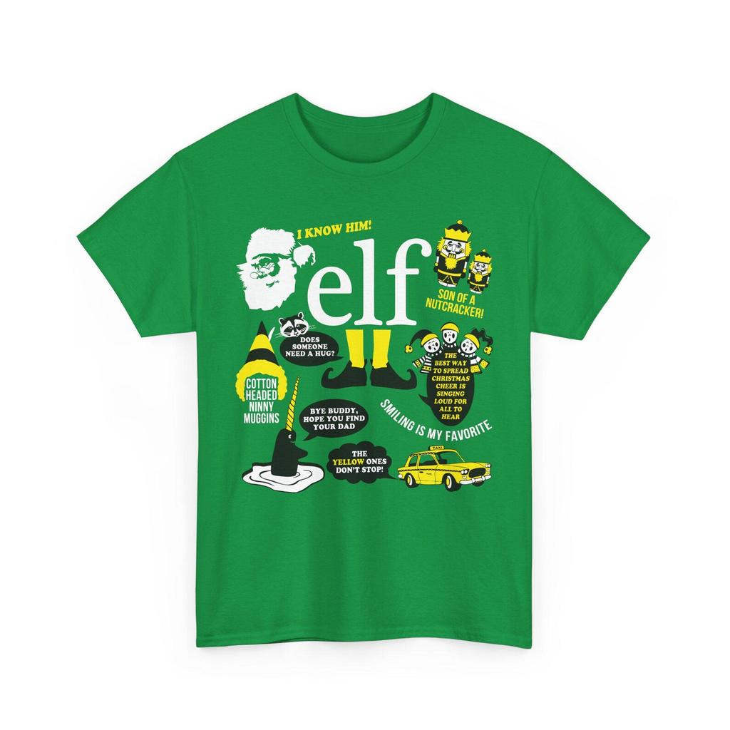 Elf / Elf Collage Gildan Unisex Heavy Cotton Tee