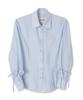VIVACIOUS Citrus Shirring Point Shirt Blue