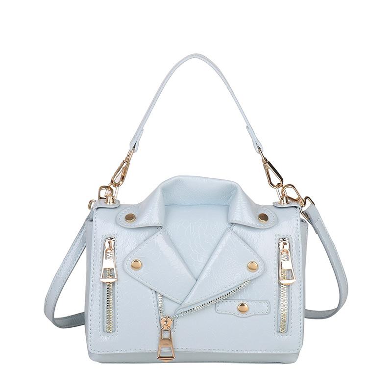 Foreign trade personality jacket suit bag bag 2025 new European and American fashion rivet shoulder bag women's small square bag tide