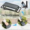 Steel Frame Padded Garden Kneeler, with Tool Bag - Grey