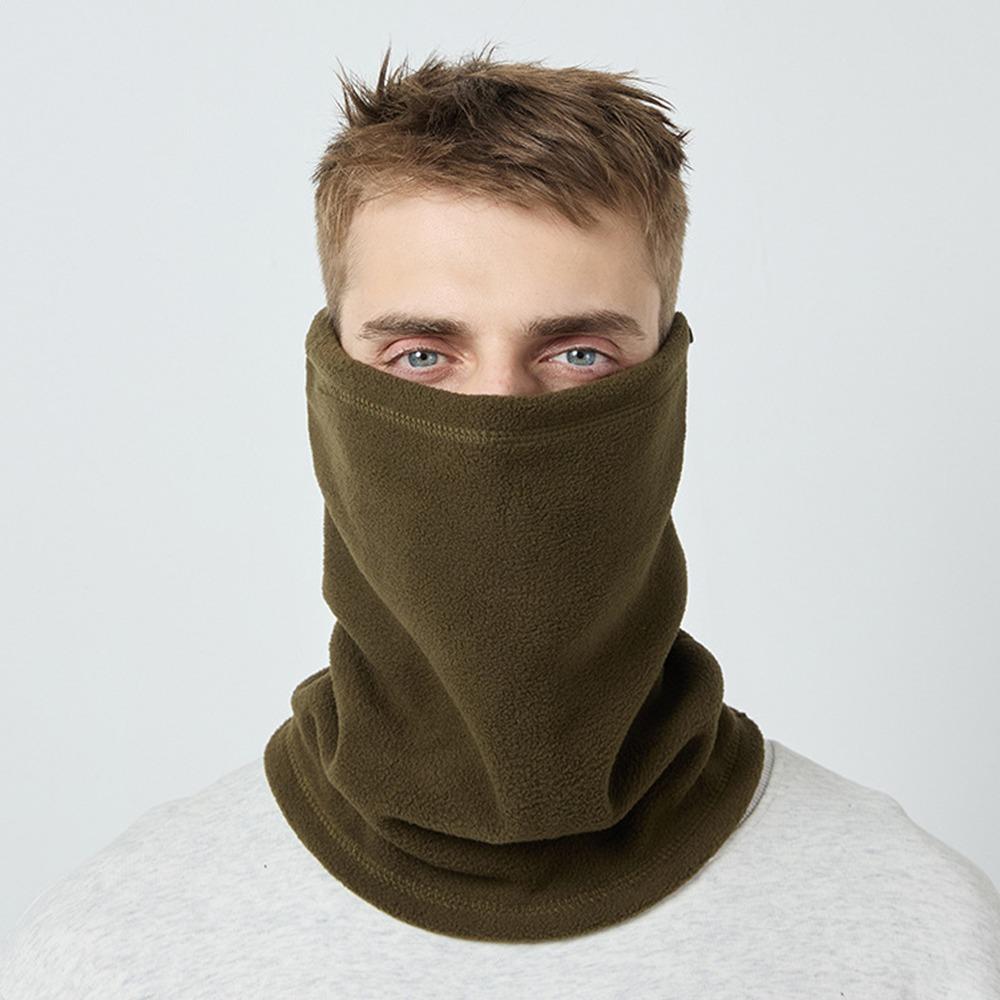 

Thermal Warm Motorcycle Face Mask Circle Wrap Windproof Half Face Mask Neck Warmer Balaclava Skiing зелений