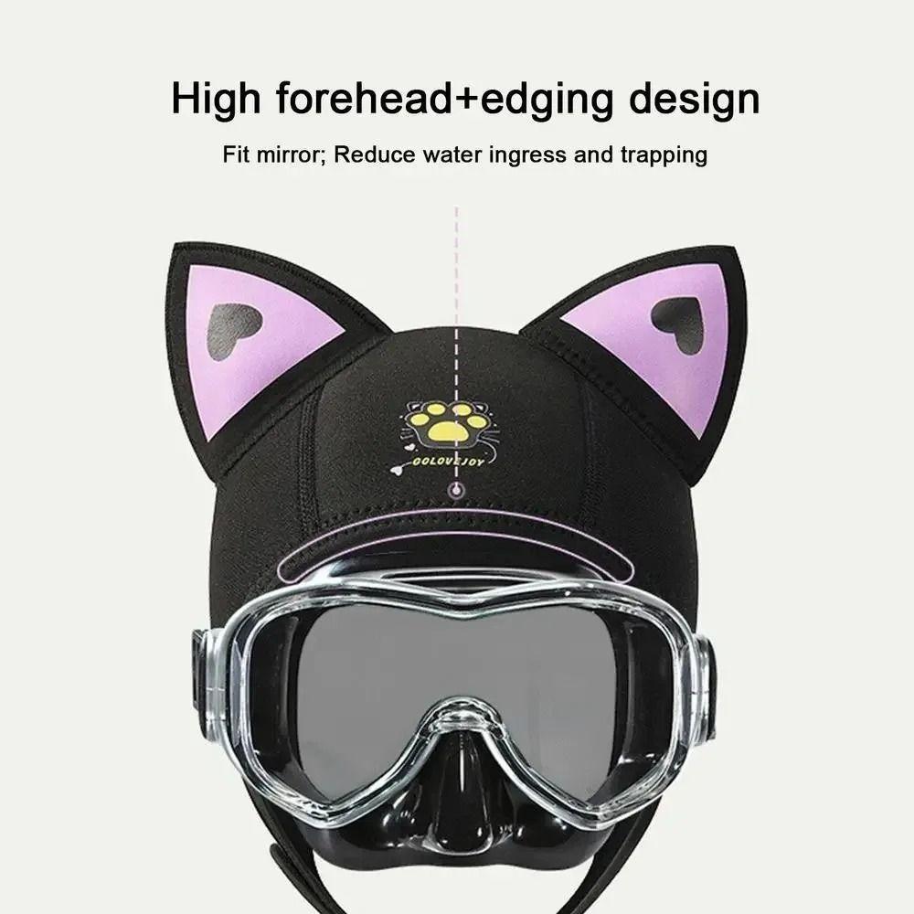 Wetsuit Hood Diving Headband Neoprene Cat Ears Swimming Headband Outdoor Diving Hat  Beach