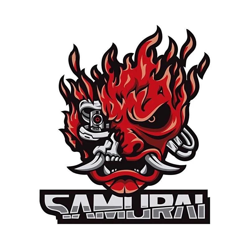 Samurai Band Red Eye Vinyl Car Stickers - Waterproof & UV Resistant Decals for Auto Body, Motorcycle Helmets & Laptop Bags