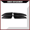 Obere/Dachgepäckträger-Schienen Endkappen Schutzabdeckung Schale für Toyota Highlander 2008-2013 / Schienen-Endkappen Schalenkappe / 4 Stück/Schwarz Ersatzteile