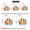 2pcs 2D flat printing Scene Curtain Noah's Ark Animals Polyester Without Electricity Birthday Party Perfect for Yard & Garden No