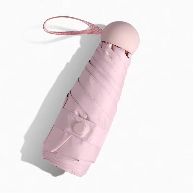 Kompaktowy Ultralekki Damski Parasol Przeciwsłoneczny i Przeciwdeszczowy z Ochroną UV